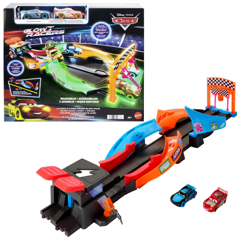 Disney и Pixar Cars Glow Racers запускают игровой набор Перекресток с двумя  светящимися в темноте автомобилями - купить с доставкой по выгодным ценам в  интернет-магазине OZON (1211275979)