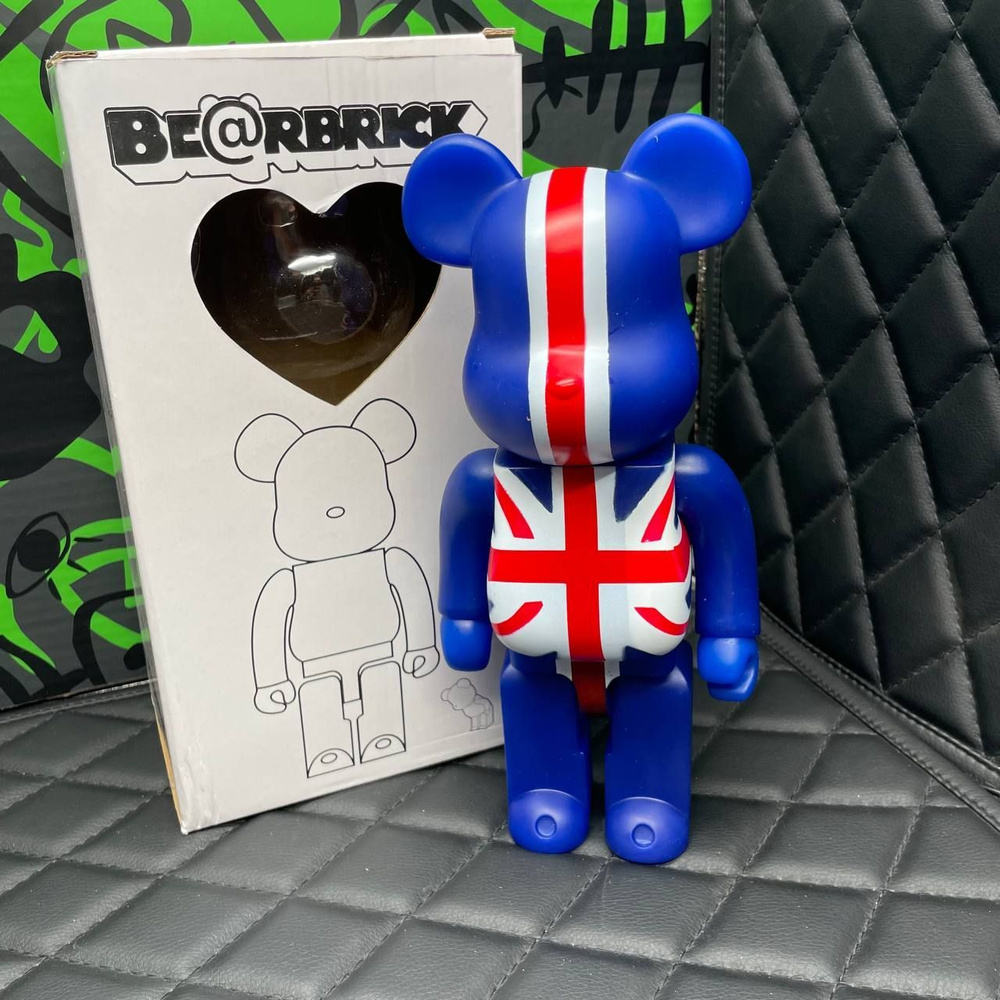 Игрушка Bearbrick Британский флаг 28см - купить с доставкой по выгодным  ценам в интернет-магазине OZON (1218985440)