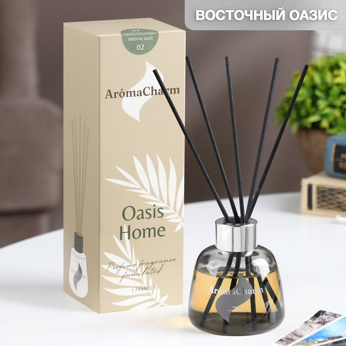 Диффузор ароматический OasisHome №02OrientalOasis,100мл,восточныйоазис, 1 шт.  #1