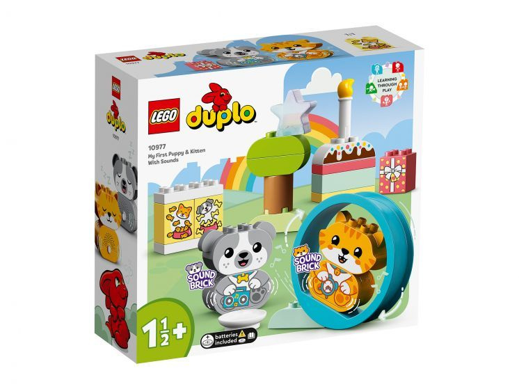 Конструктор LEGO DUPLO 10977 Мой первый щенок и котёнок и их звуки #1