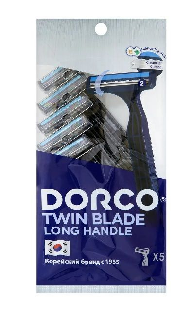 Dorco Мужская бритва TG-711, 2-лезвийные, плавающая головка ...