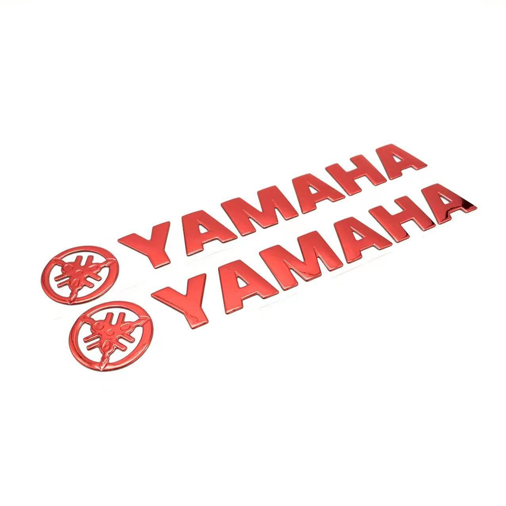 2pcs 3D YAMAHA светоотражающих наклеек для мотоциклов 200 / 30 мм  #1