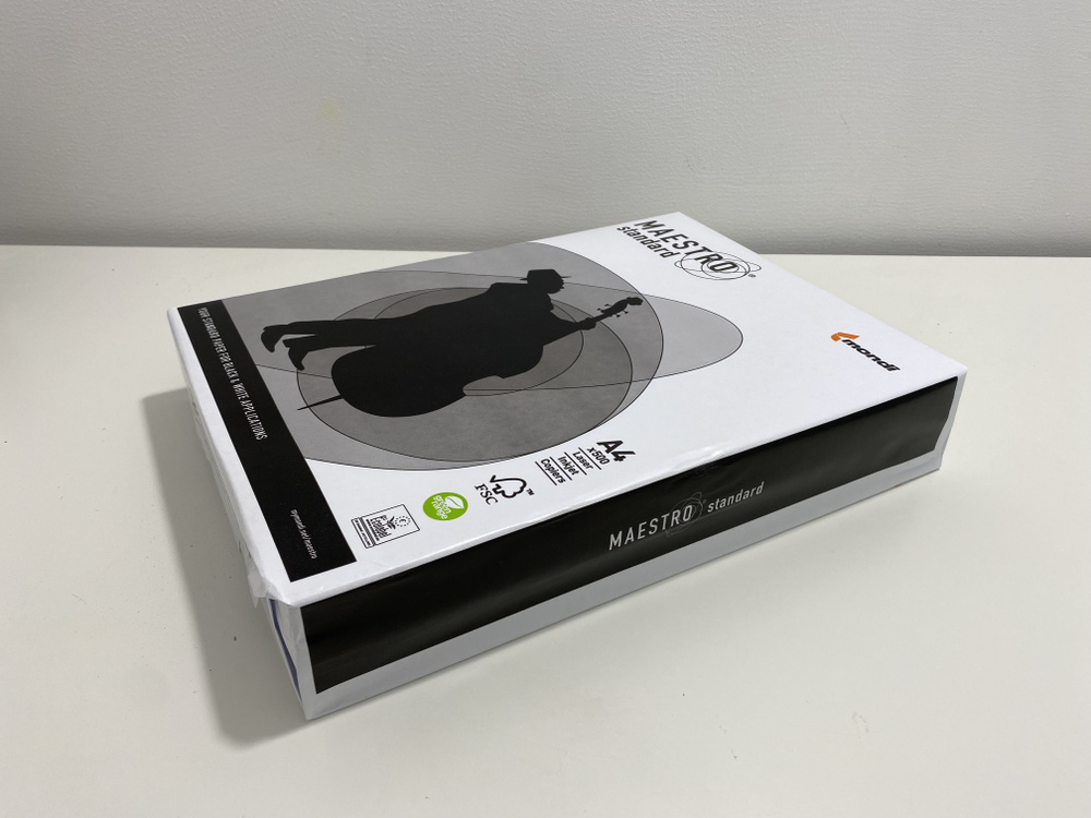 Бумага офисная MAESTRO Standart, А4, 80 г/м2, 500 л., марка В, ColorLok ...