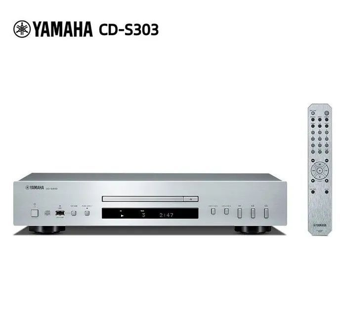 Проигрыватель компакт-дисков Yamaha CD-S303, HiFi качество звука, USB ...