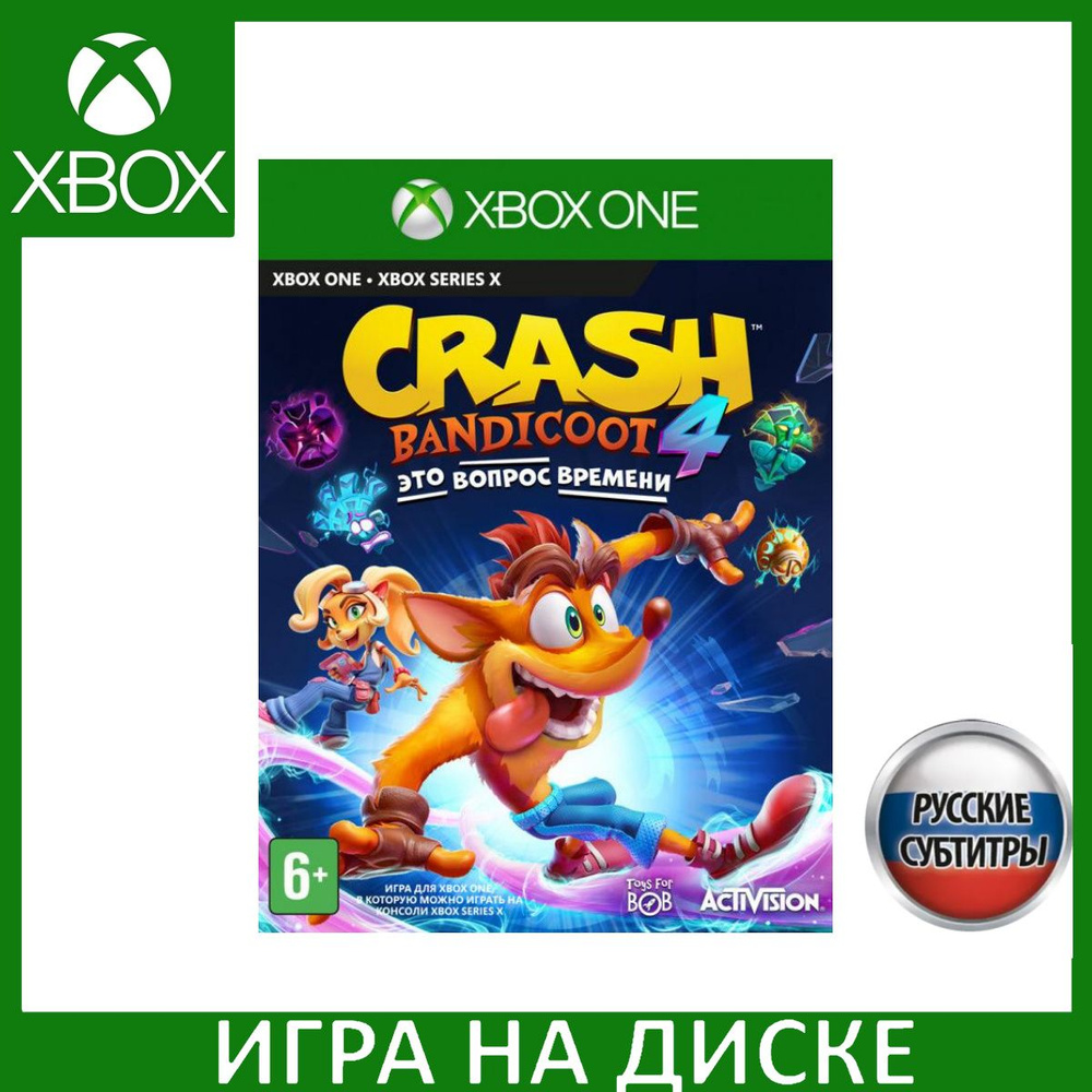 Игра Crash Bandicoot 4 Это Вопрос В (Xbox Series, Xbox One, Русские  субтитры)