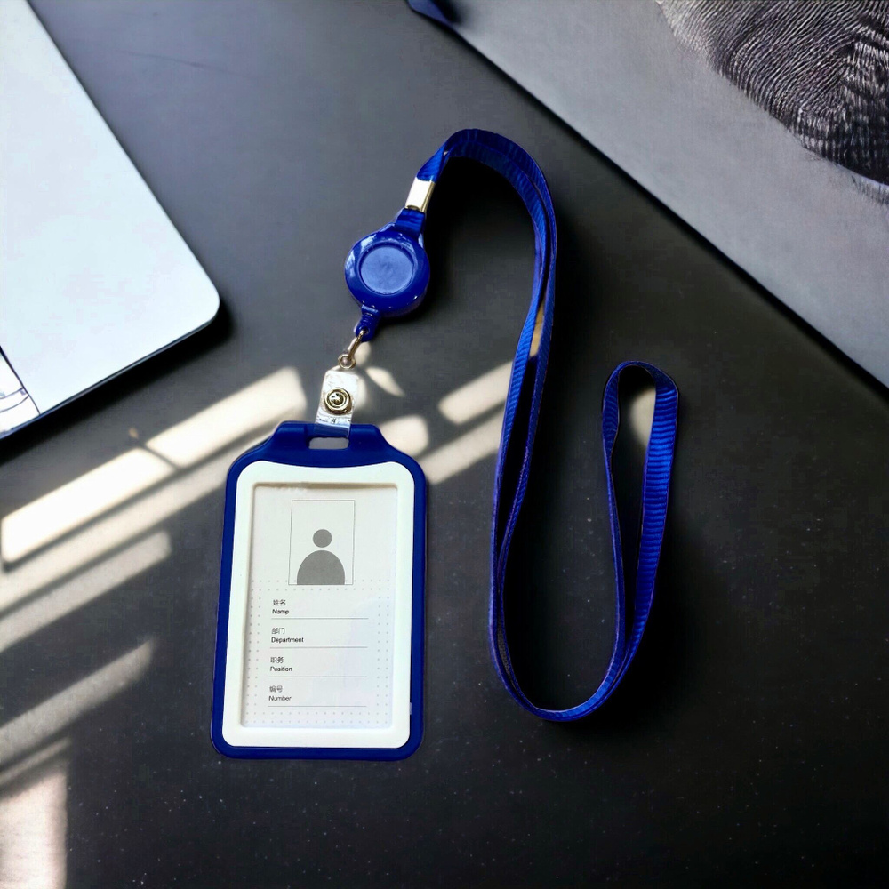 Бейдж для пропуска с рулеткой/держатель для карт /картхолдер, школьный ...