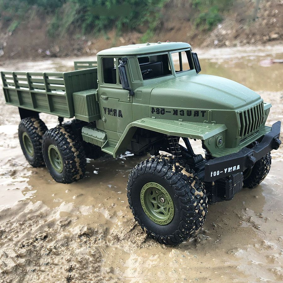 Радиоуправляемый военный грузовик «Урал» 4WD RTR 1:16