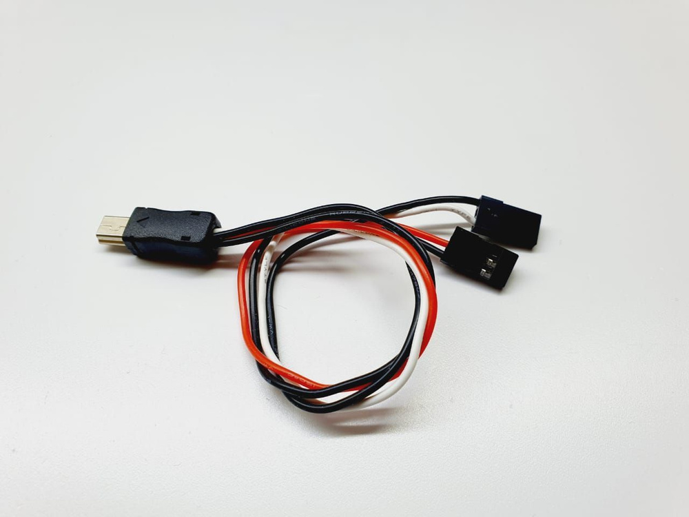 Переходник адаптер Mini USB на JST servo connection (мама / папа) 20 ...