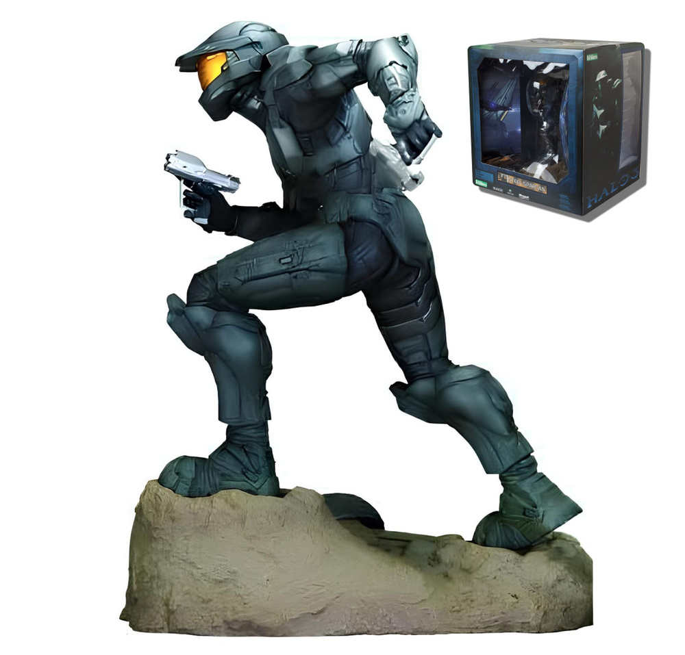 Фигурка Хало 3 Спартанец / Halo 3 Steel Spartan (30см) - купить с доставкой  по выгодным ценам в интернет-магазине OZON (315502958)