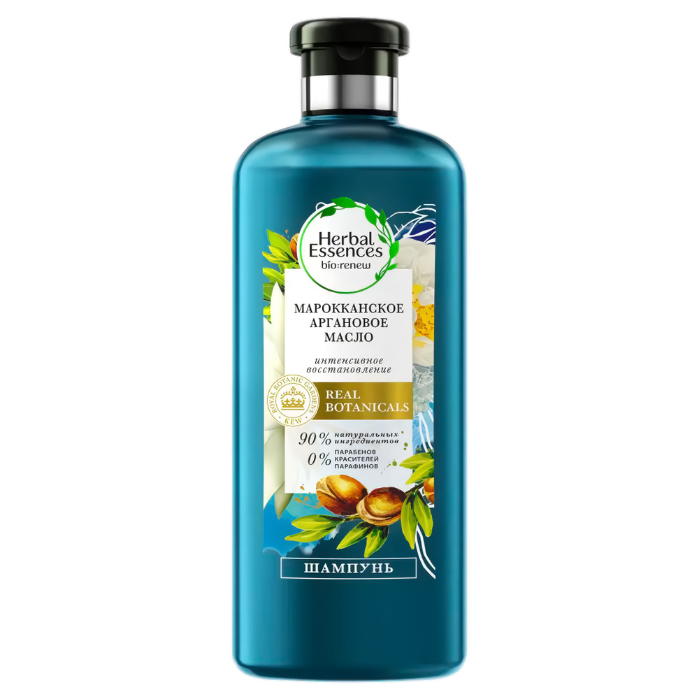 Herbal Essences Шампунь для волос, Марокканское аргановое масло, 400 мл ...