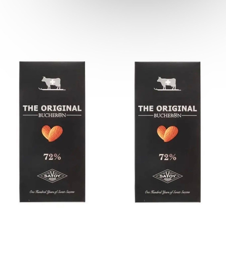 Шоколад BUCHERON THE ORIGINAL горький с миндалем 90 г - купить с ...
