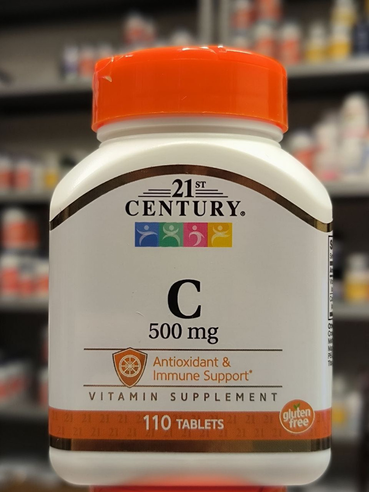 21st Century, Vitamin C 500 мг, 110 таблеток - купить с доставкой по ...