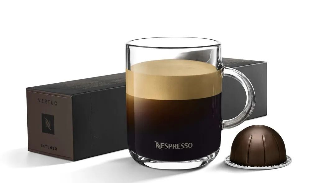 INTENSO 230 мл. - Кофе в капсулах Nespresso VERTUO INTENSO, 10 шт. #1