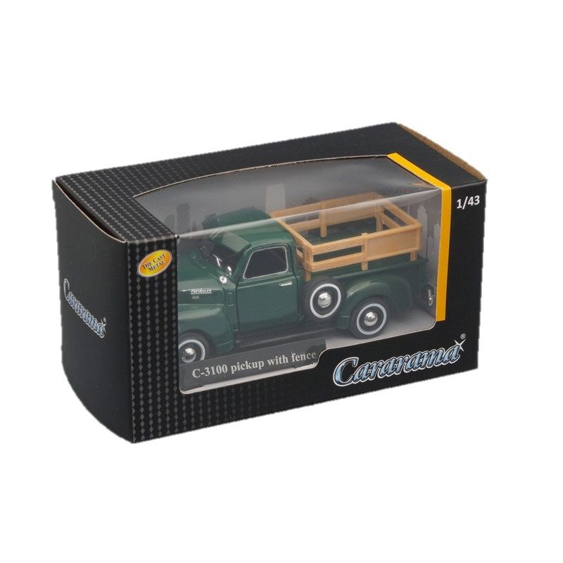 Машинка Cararama Chevrolet C-3100 Pickup зеленый 1/43, арт.7416 #1