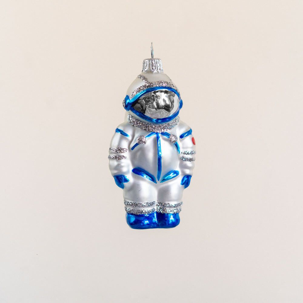 Елочная игрушка Космонавт, 9 см #1