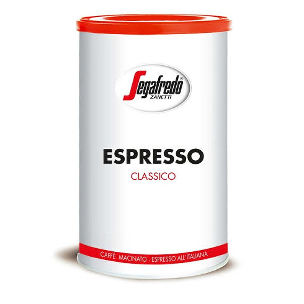 Кофе Segafredo Espresso Classico, молотый 250г в жестяной банке #1