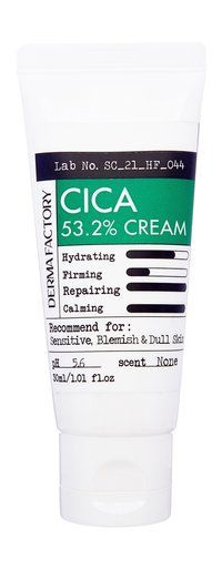 Крем для лица Derma Factory CICA 53.2% Cream - купить с доставкой по ...