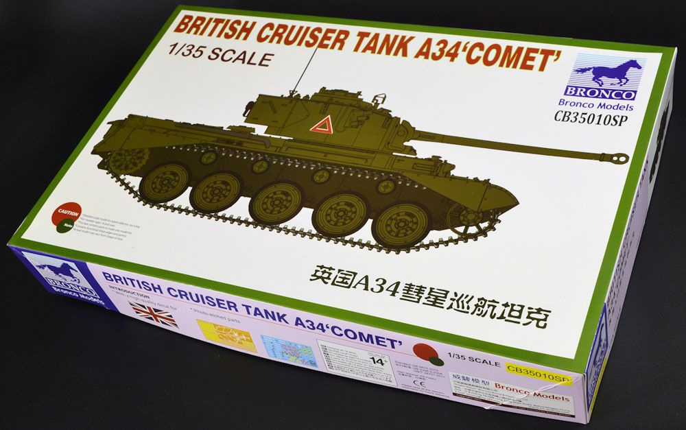 Сборная модель танка Bronco Models British Cruiser Tank A34 COMET ...