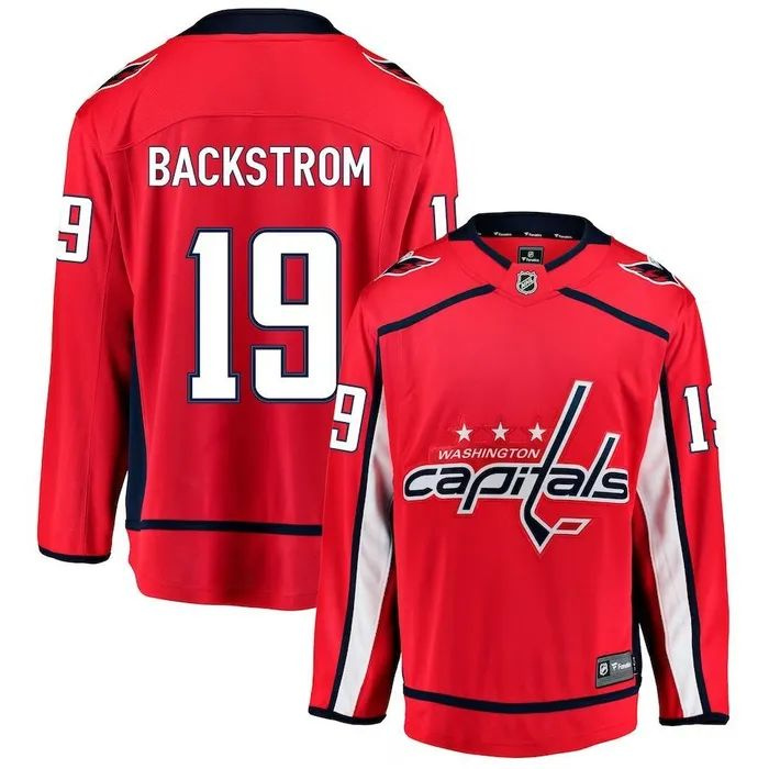 Хоккейные джерси Washington Capitals #19 Nicklas Backstrom NHL Jersey #1