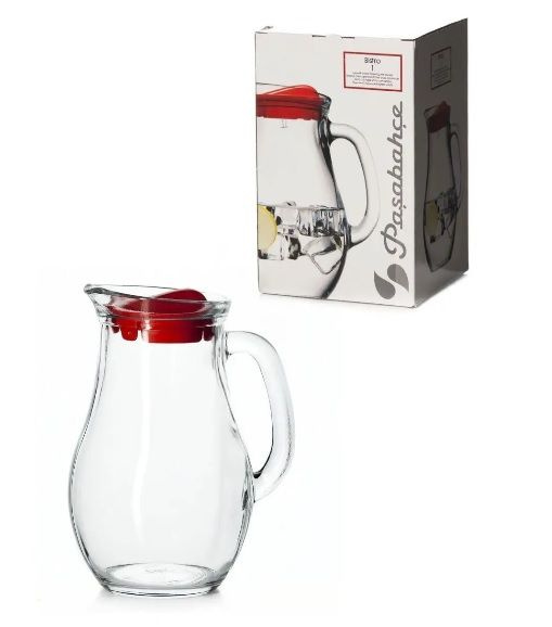 Кувшин Bistro с красной крышкой 1000 мл купить на OZON по низкой цене ...