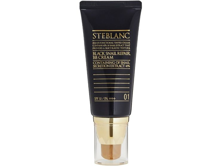 ВВ крем с муцином Чёрной улитки Steblanc Black Snail Repair BB Cream #1