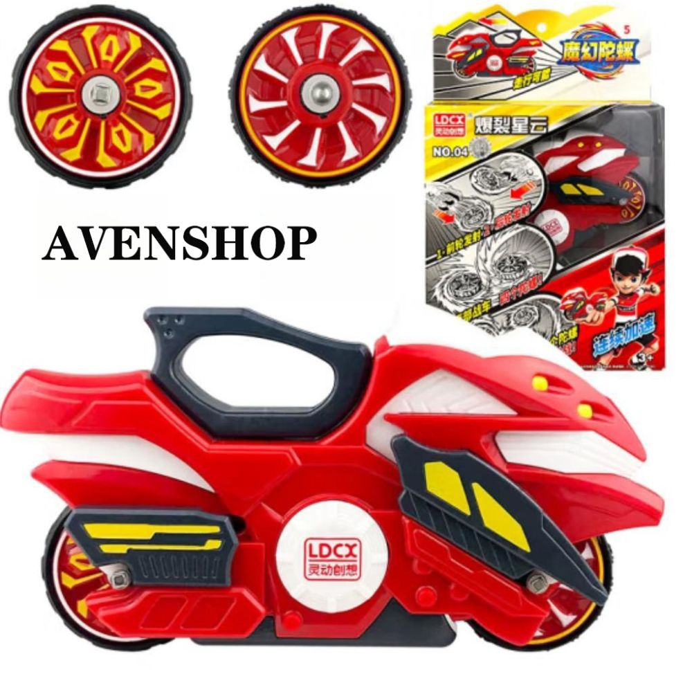 Боевой мотоцикл MOTO FIGHTERS с волчком, Мотофайтер, Удар грома, MT0102 ...