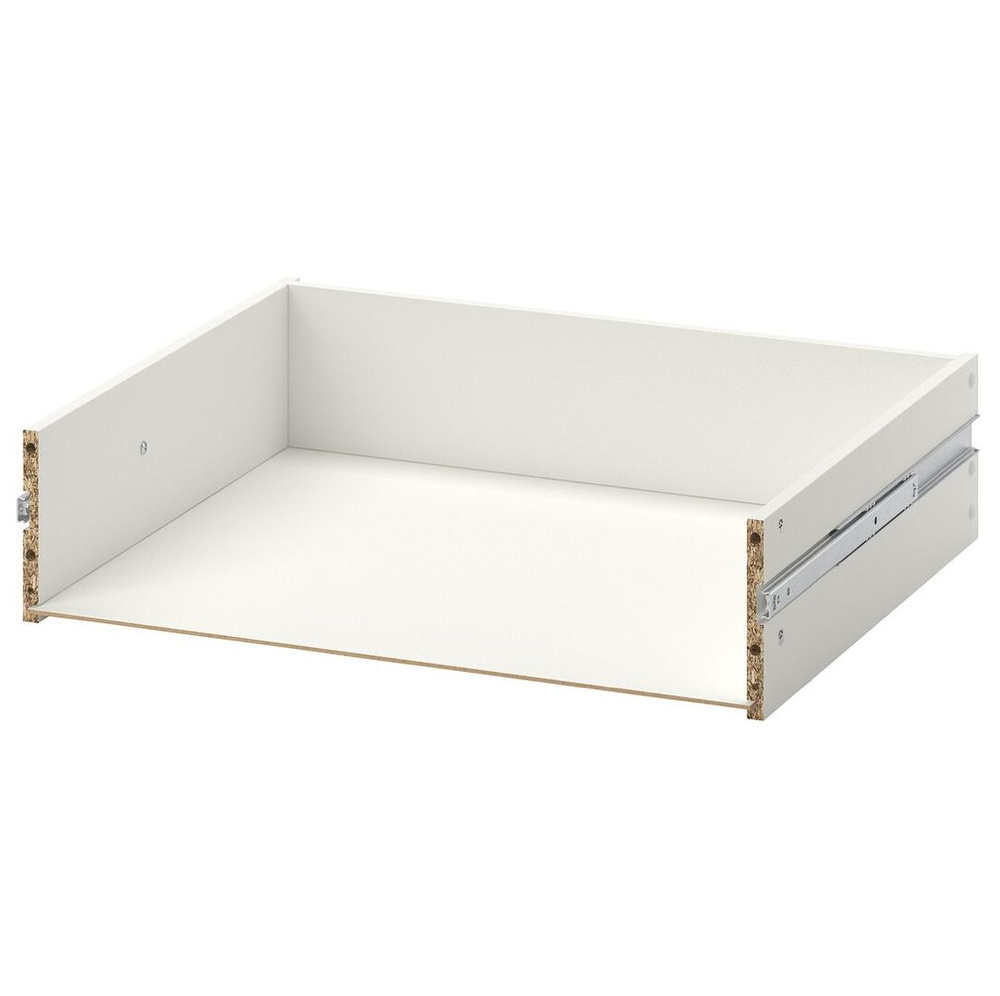 Ящик без фронтальной панели IKEA HJALPA ХЭЛПА 80x40см белый #1