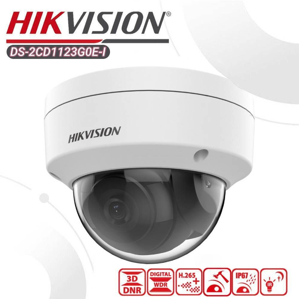 Камера видеонаблюдения Hikvision DS-2CD1123G0E-I 2.8mm - купить по низким  ценам в интернет-магазине OZON (1318316928)