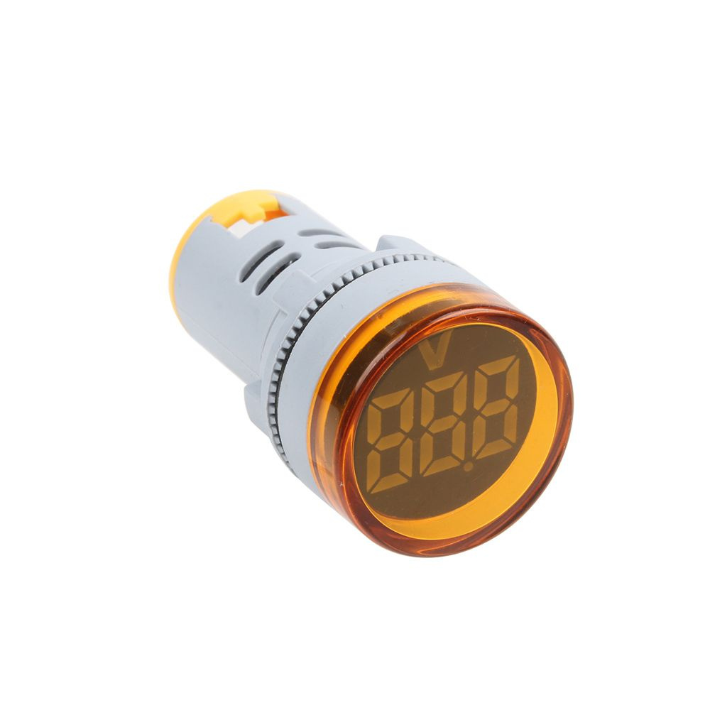 Светодиодный измеритель напряжения 22 мм, цветной индикатор переменного ...
