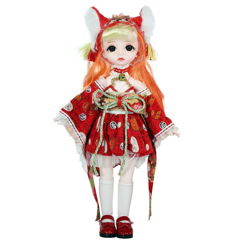 DBS 1/4 BJD 28 см в стиле аниме, включая одежду и обувь, куклы для девочек,barbie looks,кукла шарнирная,lol #1