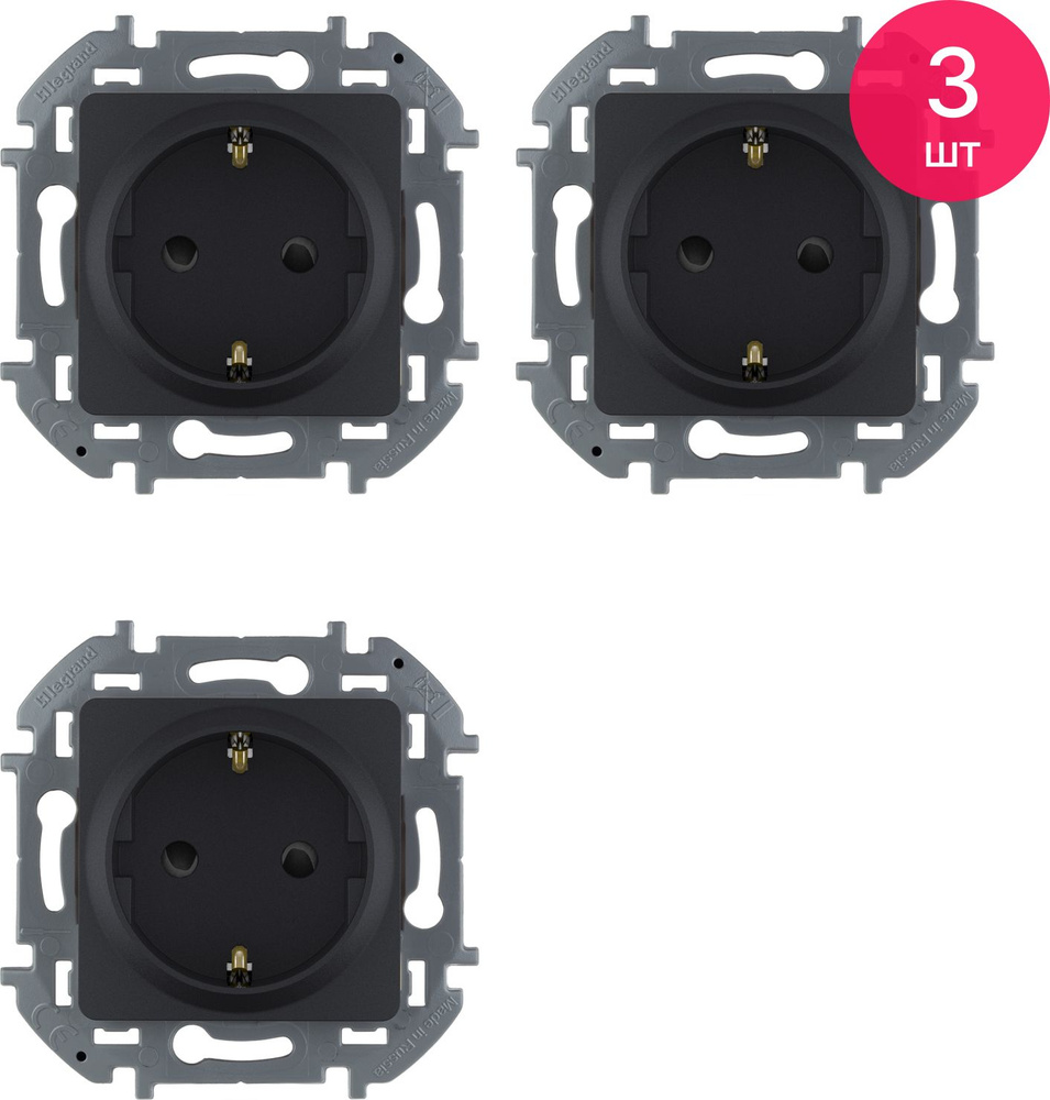 Розетка силовая штепсельная Legrand / Легранд INSPIRIA СП, 16А 250В ...