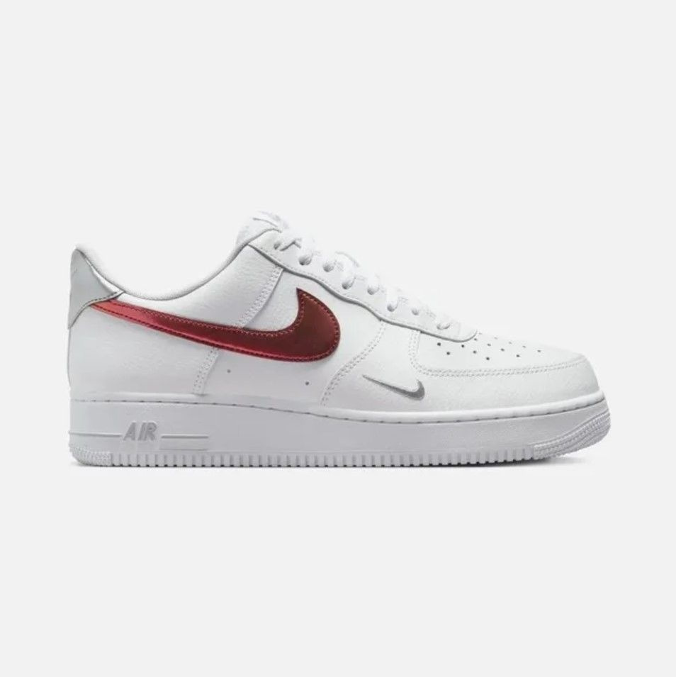 Air force 1 red swoosh hotsell