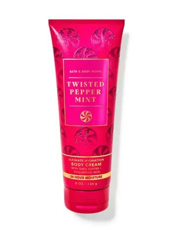 Bath and Body Works зимний крем для тела Twisted Peppermint #1