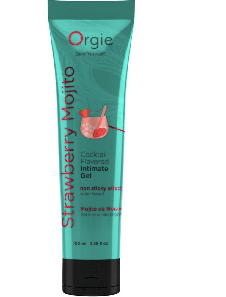 ORGIE Съедобный интимный гель Orgie Lube Tube Cocktail Strawberry Mojito - 100 мл.  #1