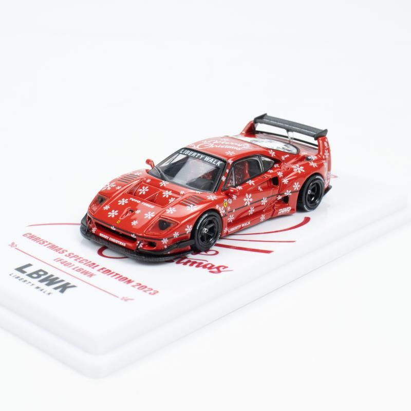 Машинка INNO 1:64 Ferrari F40 Liberty Walk wide-body LBWK Коллекционные изделия из сплавов и фигурок #1