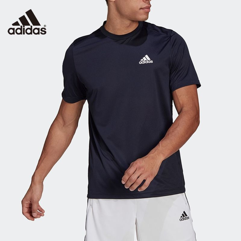 Футболка adidas, размер 48, 50, цвет синий - купить по выгодной цене в ...