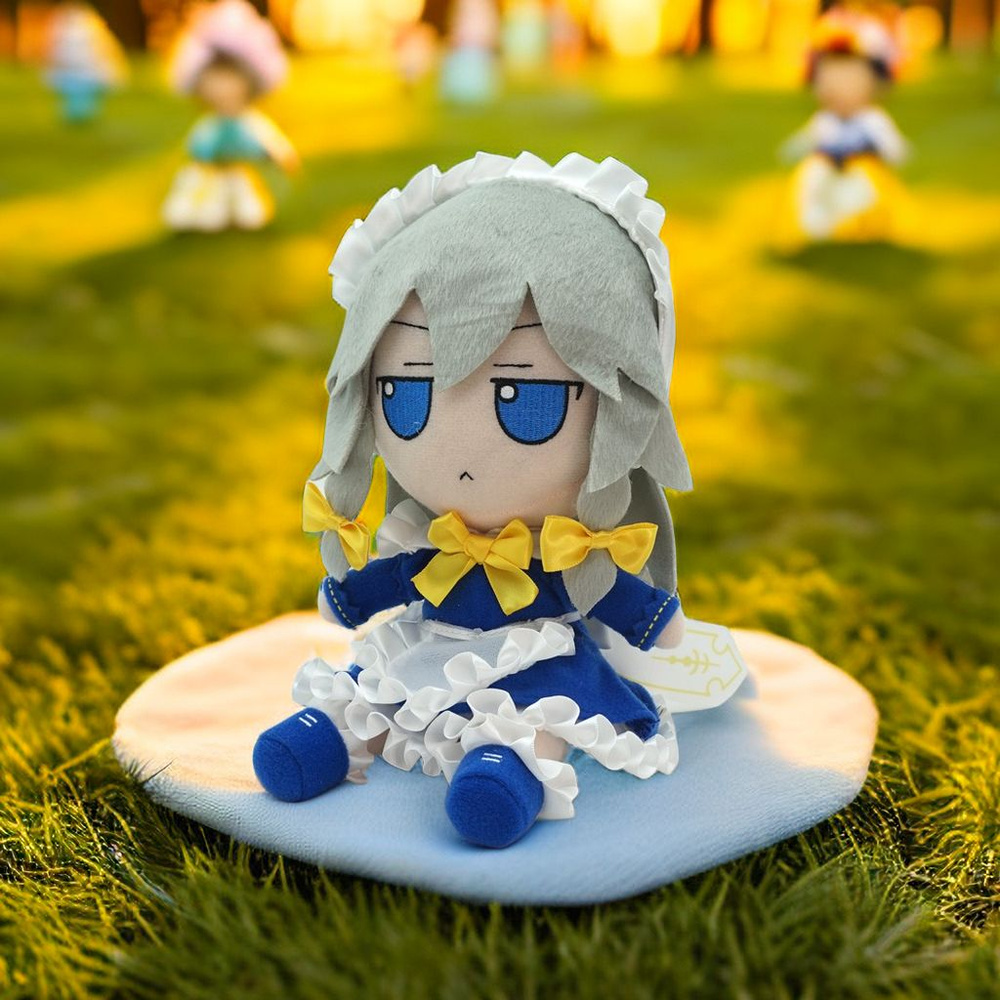 Аниме Мягкие Игрушки TouHou Project Fumo Izayoi Sakuya Игрушка Антистресс  20 CM - купить с доставкой по выгодным ценам в интернет-магазине OZON  (1540705442)