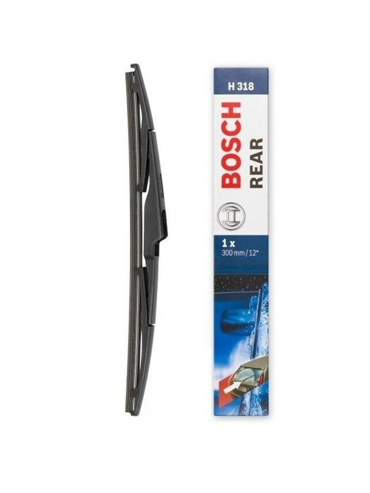 BOSCH Стеклоочиститель Задний Каркасный 300 мм [H318] картон