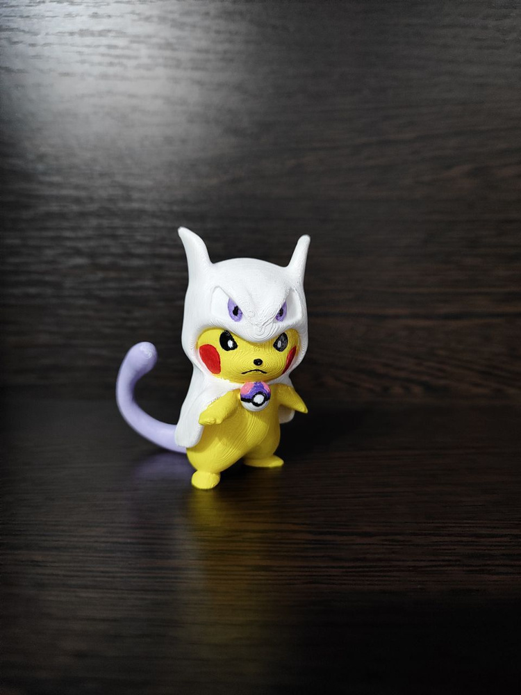 Кастомный покемон Пикачу в костюме Мьюту / Покемоны / Фигурки Pokemon ...