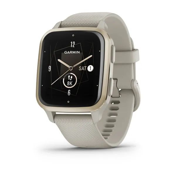 Garmin Умные часы Garmin Venu Sq 2 Music Cream Gold Aluminium Bezel with French Grey band #1