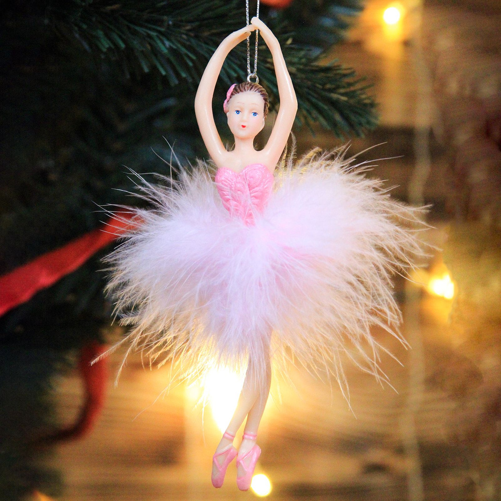 Новогодняя игрушка на елку Балерина, 17 см #1