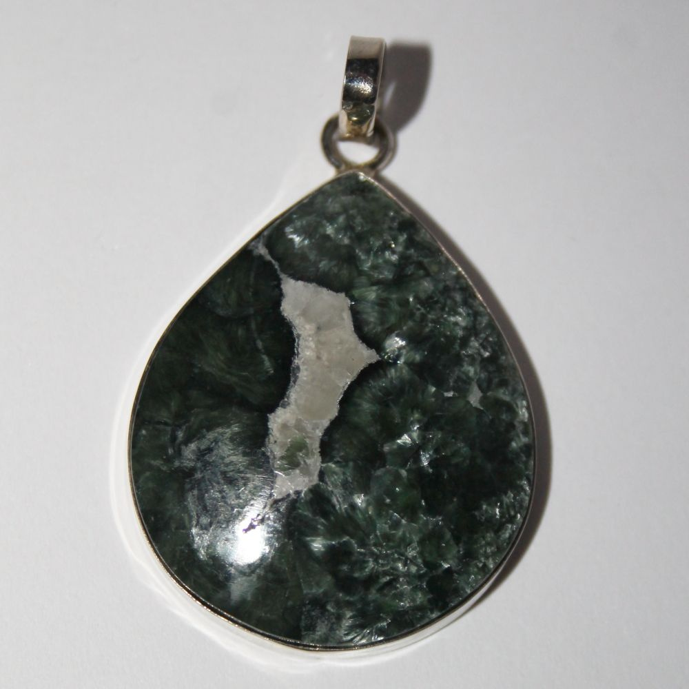 Кулон с камнем Клинохлор Серафинит "True Stones" - купить с доставкой ...