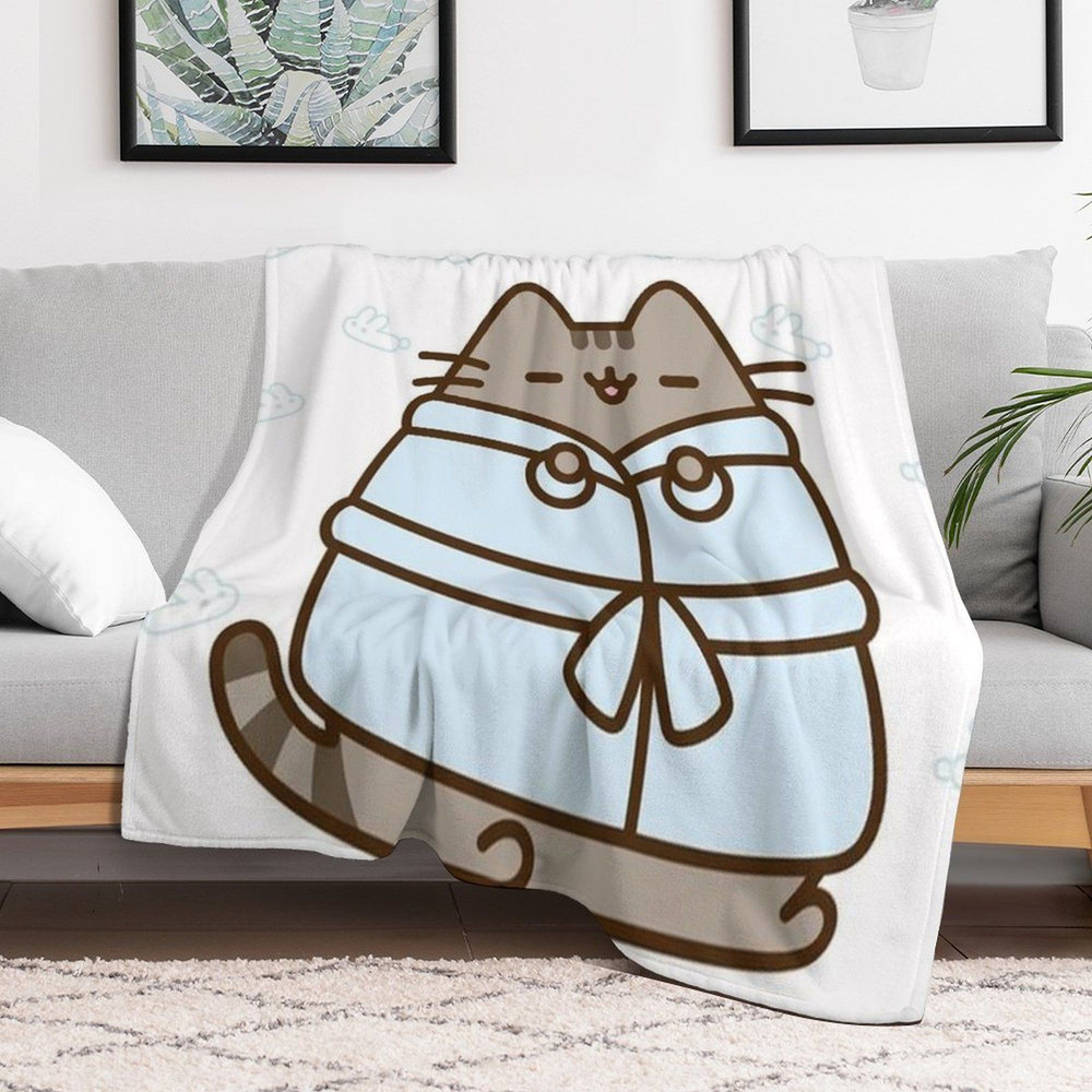 Pusheen Плед , Велсофт, 200х150 см #1