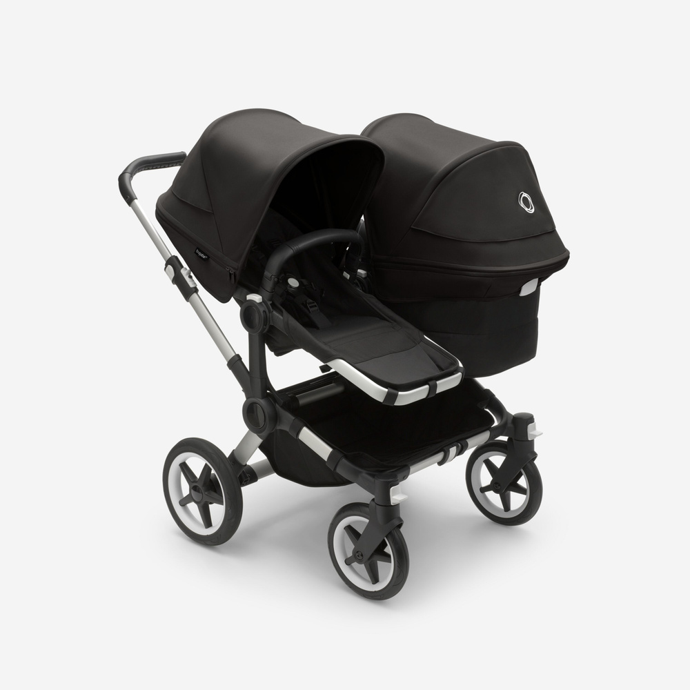 Коляска для погодок Bugaboo Donkey Duo 5 Midnight black/midnight black/aluminium #1