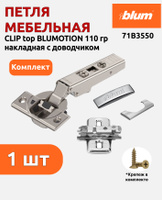 Петли мебельные вкладные с доводчиком blum