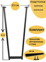 Мебельная ножка для барной стойки