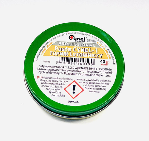 Паяльная паста (канифоль) 40 г, Cynel - купить с доставкой по выгодным ...
