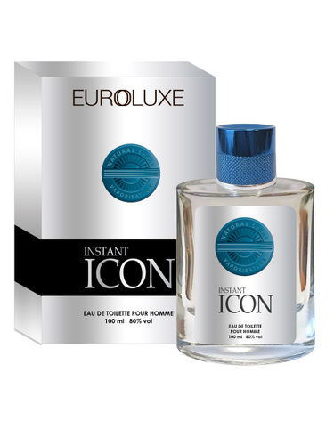 Euroluxe/Туалетная вода Icon Instant 100 мл./Парфюм мужской, парфюм, мужской, духи, одеколон, туалетная #1