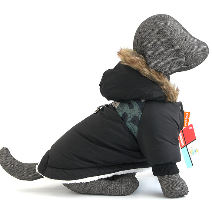 Куртка для собак мелких и средних пород Arnydog полюс черная, 2XL (18 ...