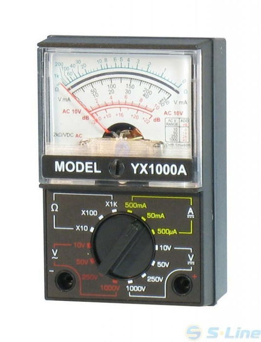 Стрелочный мультиметр S-line YX-1000A купить по выгодной цене с ...